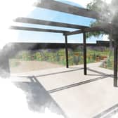Artist's impression of how the new sensory garden could look
