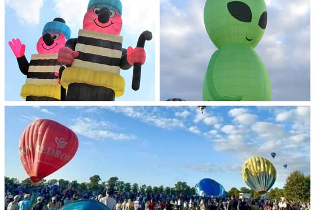 Here are some of the amazing balloon shapes set to feature at this weekend's event