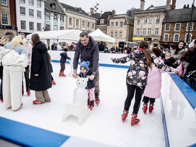 Families enjoyed ice skating, curling and more on Saturday January 18, 2025.