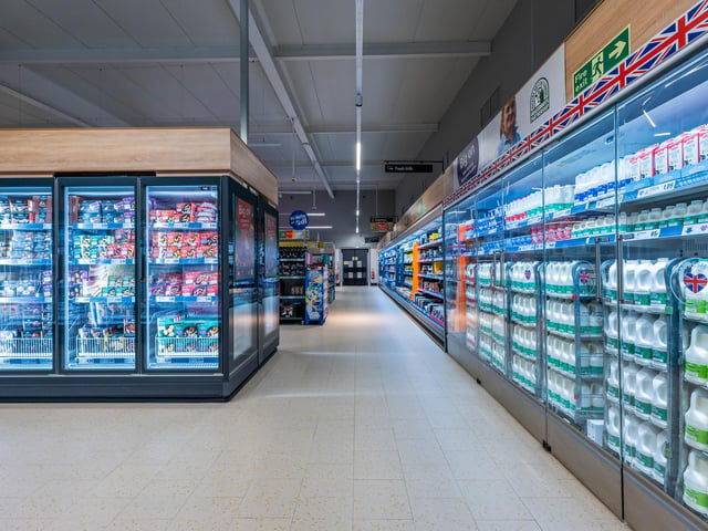 The brand new Lidl supermarket in Harlestone Road, Duston opened today (Thursday, December 8)