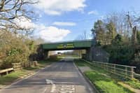 Bridge approaching Althorp, A428, has been struck by a lorry