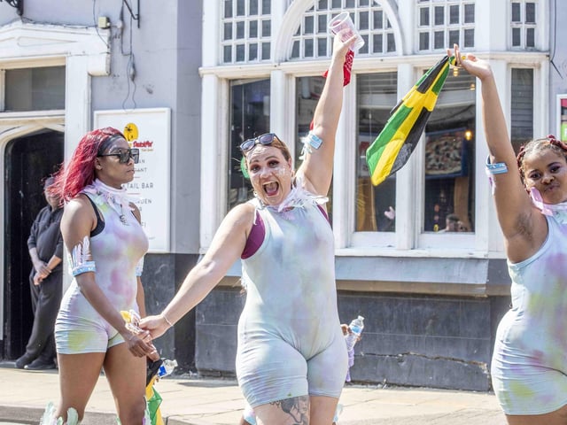 The sun shone as the carnival parade made its way through Northampton town centre on Saturday June 10.