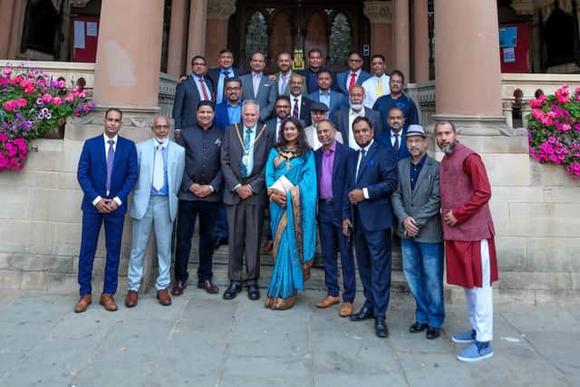 The ceremony was held in the Mayor's Parlour at The Guildhall