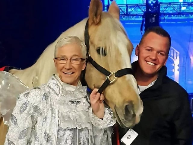 Anthony with the late Paul O’Grady
