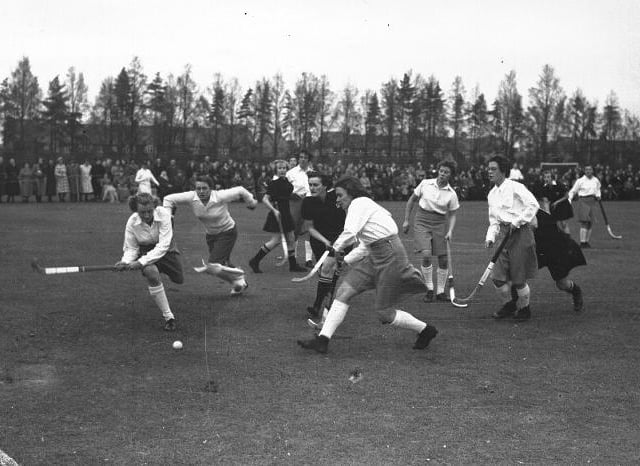 Women's hockey match