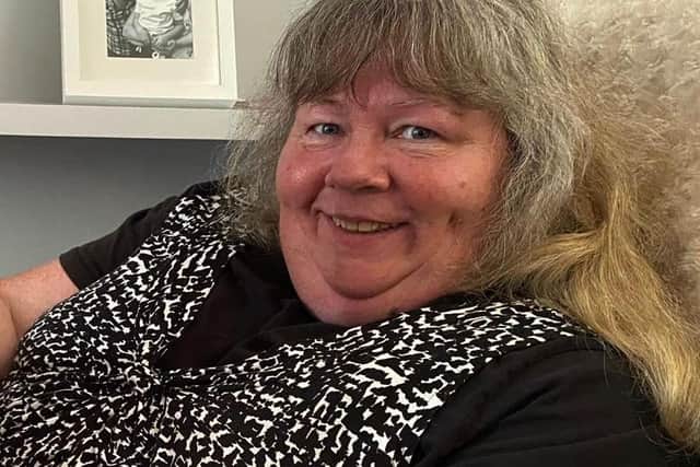Jackie Briggs pictured before she started her Slimming World weight loss journey.