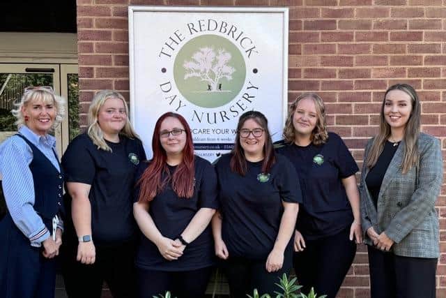 The Redbrick Day Nursery team opened their 70-place facility in Kingswell Road on Monday (October 14).