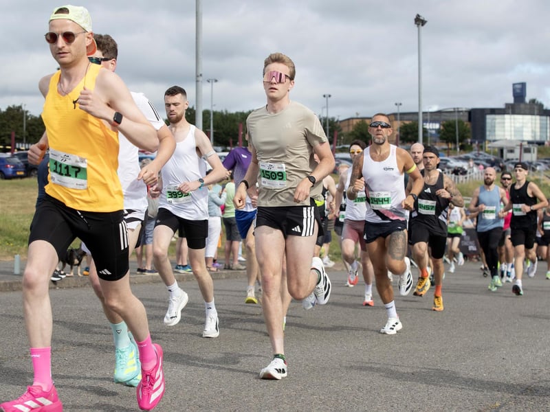 Hundreds of runners took part in the event on Sunday May 31, which started and ended at Sixfields Stadium.