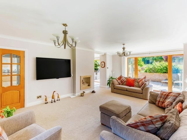 A vast lounge is the perfect space for all of the family to relax or to entertain guests