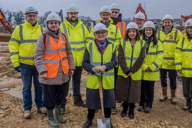 A groundbreaking ceremony took place at Overstone Park Primary School on Tuesday February 11, 2025.