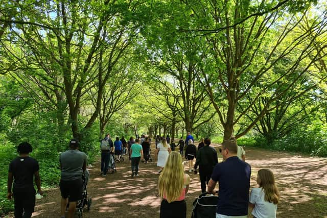 Join this year's wellbeing walk for maternal mental health at Delapre Abbey
