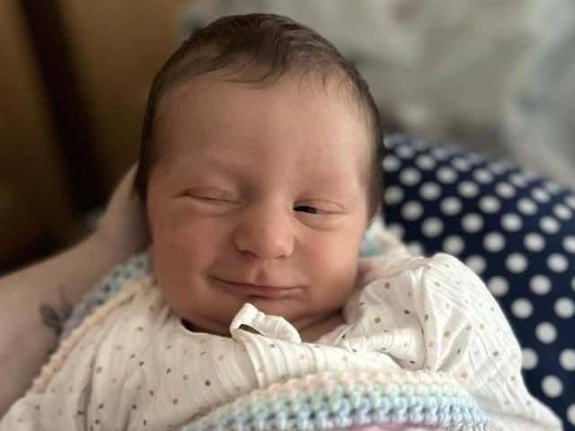 Giuseppe Gatta born on May 7 at Kettering General Hospital, weighing 7lb 11oz.