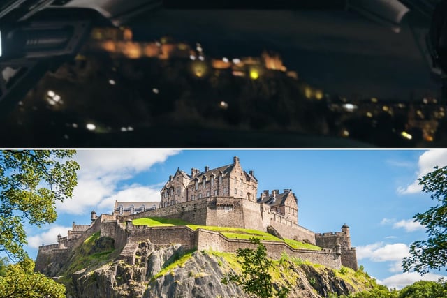 To close off the Avengers' time in Edinburgh during Avengers: Infinity War, we get a parting, if blurry, shot of Edinburgh Castle through the closing door of the Quinn Jet as the team pulls away.