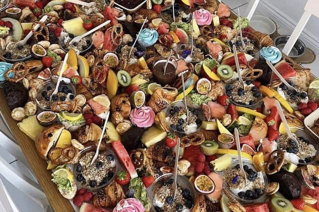 The business began when Amy made a grazing table for her daughter's third birthday in May 2019.