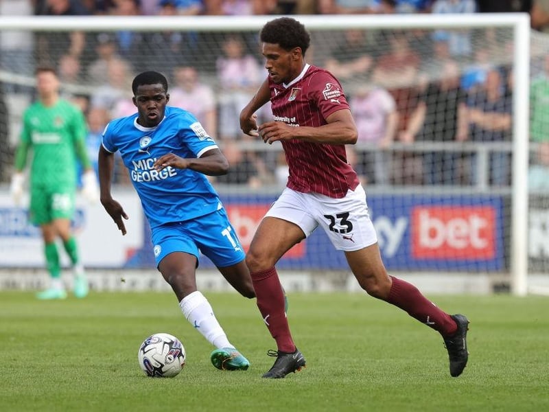 Replaced the tiring Sowerby and gave Cobblers renewed vigour in the middle as they began to turn the tide... 7