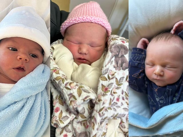 Just some of the adorable babies born last month who will call Northampton their home...