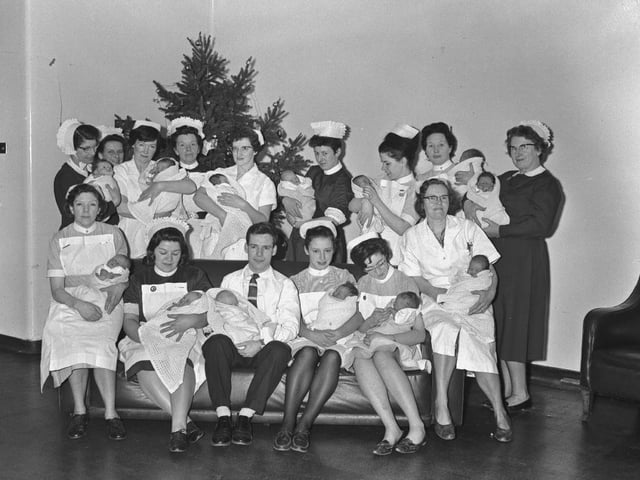 Christmas babies at the Barratt, December 27, 1963