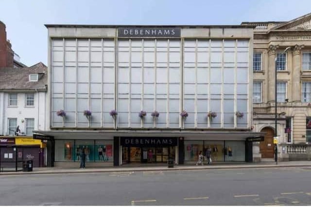 This is what the Debenhams store used to look like