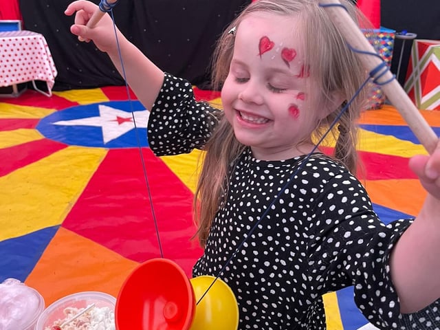 Children enjoyed the event that raised more than £3,600, which will be put towards a new outdoor classroom.