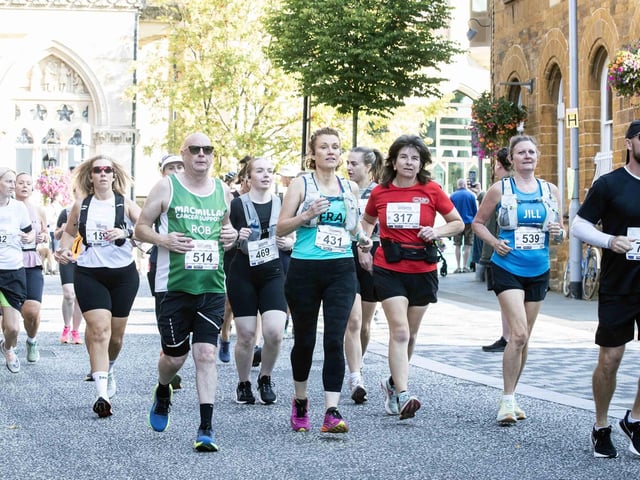 Hundreds of runners took part in the half marathon on Sunday September 15, 2024.