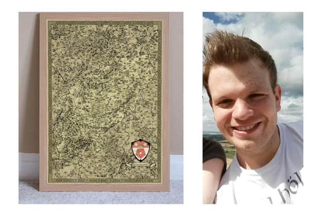 Chris' map of Northamptonshire has been shaped by local people's suggestions