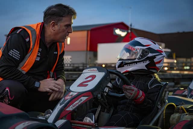 Whilton Mill staff training pictured on track.