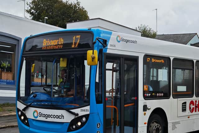 The Number 17 - New Bus Service Between Brixworth and Northampton