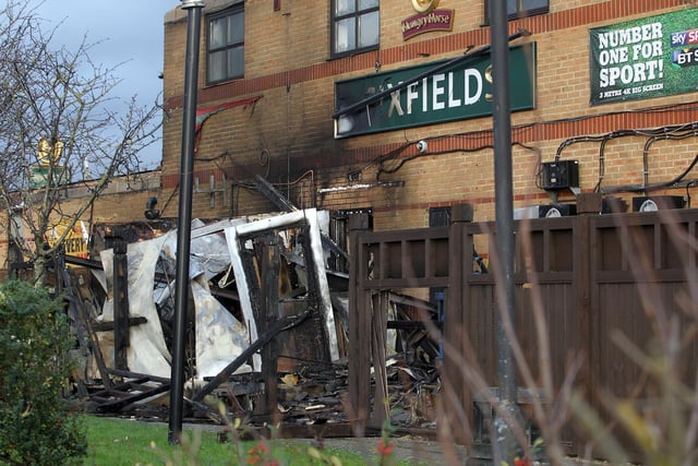 The popular matchday pub burnt to the ground eight years ago this month