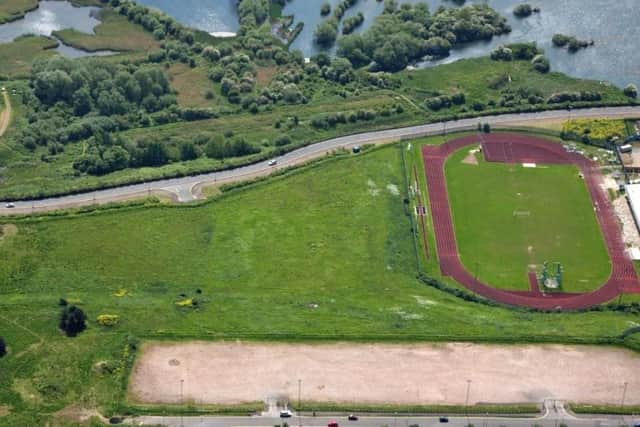 Cilldara is disputing West Northamptonshire Council selling a disused running track and land next to Sixfields to Northampton Town Football Club