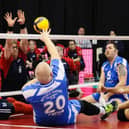 Action hotting up at Sitting Volleyball Cup Finals in Kettering