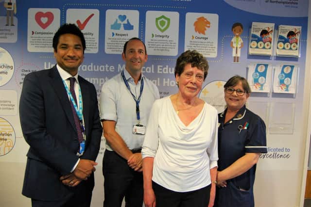 Mr Chandran Tanabalan, Mr Thomas Swallow, Hope Staden and CNS Sally Mora at the event this month