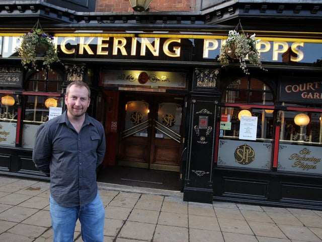 2008 - James Hanna, landlord at the Sir Pickering Phipps pub on Wellingborough Road