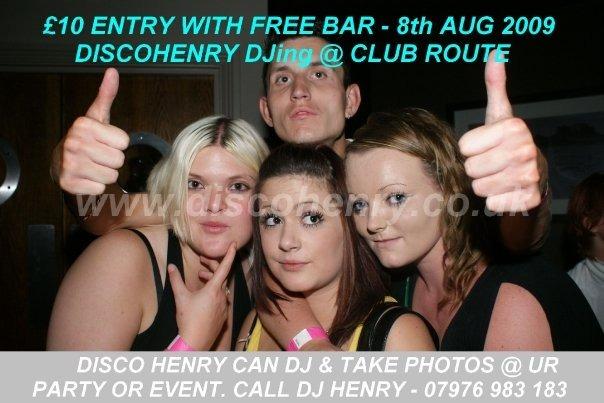Nostalgic pictures from a night out at Route 69 in town