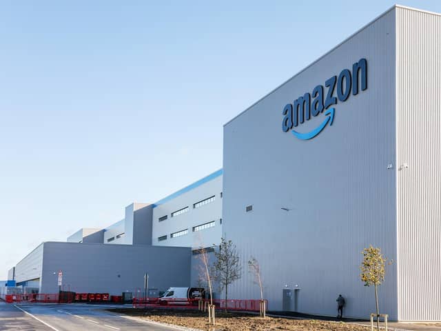 Library picture of an Amazon Fulfilment Centre