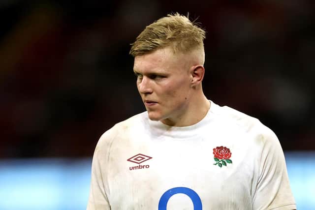 Tom Pearson played for England against Wales at the start of August (photo by David Rogers/Getty Images)