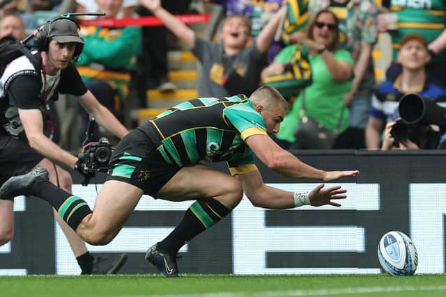 Ollie Sleightholme scored in last season's Premiership final win (photo by David Rogers/Getty Images)