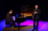 Saxophonist Ian Millar and pianist Dominic Spencer
