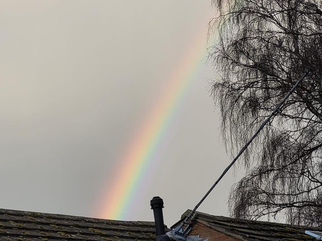 Clear colours in this rainbow picture.