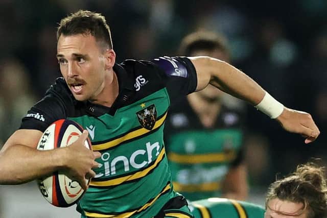 Tom James started at scrum-half for Saints
