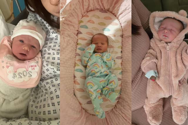 Some of the babies born in December 2024 in Northampton...