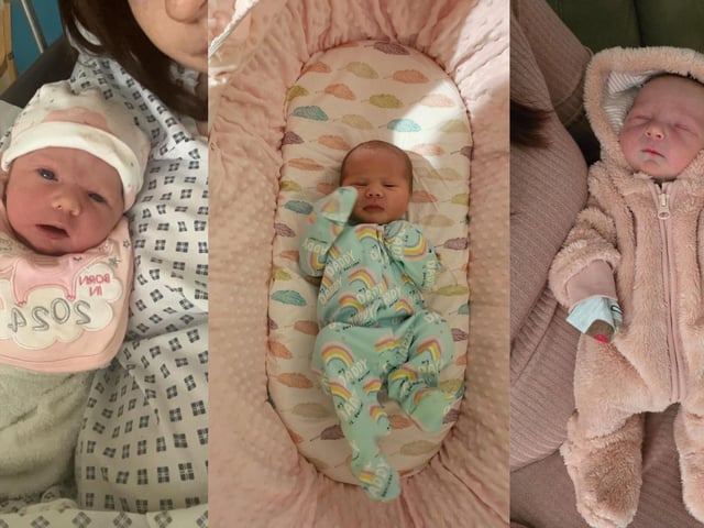 Some of the babies born in December 2024 in Northampton...