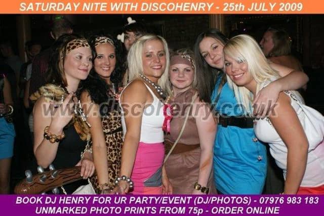 Nostalgic pictures from a night out on the town 15 years ago