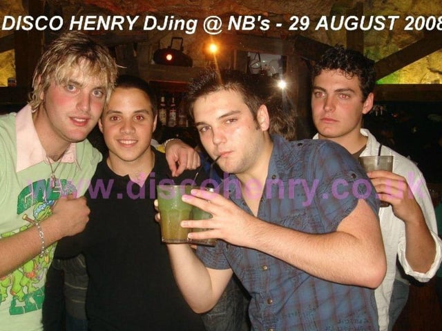 Nostalgic pictures from a night out in town