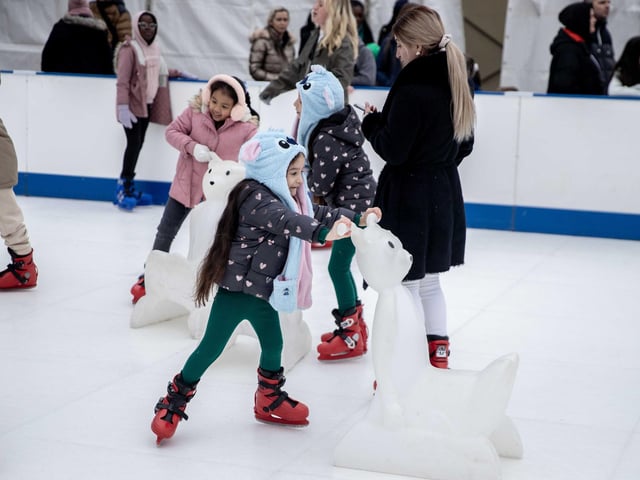 Families enjoyed ice skating, curling and more on Saturday January 18, 2025.