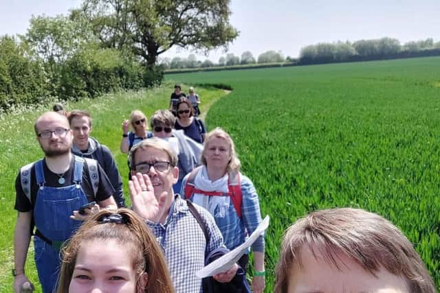 In training for the Waendal Walk