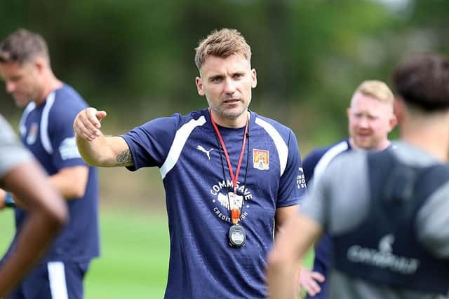 Chris Hogg in training at Moulton