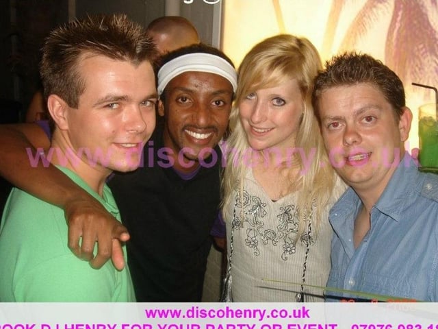Nostalgic pictures from a night out in town