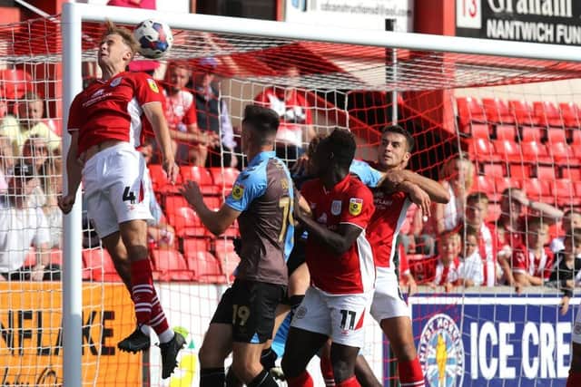 Sam Hoskins' corner flicked off Zac Williams at the near post and found its way in.