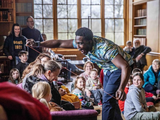 Families enjoyed new installations and activities such as a disco room and story time.