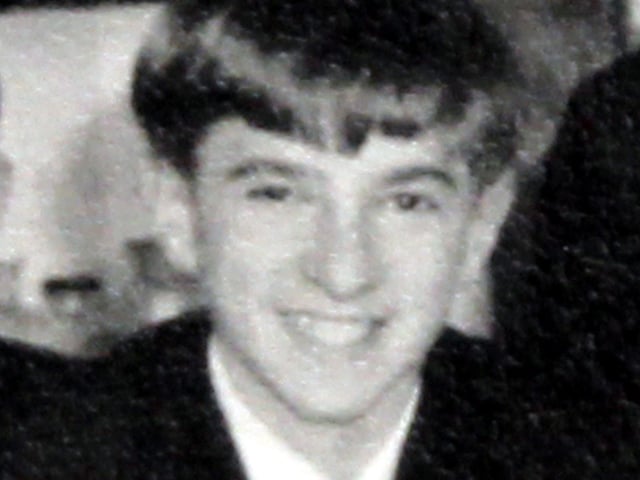 Bob, pictured in his school days